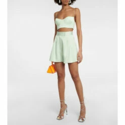 Coupon 🔔 Alex Perry Porter Crêpe Satin Shorts ⭐