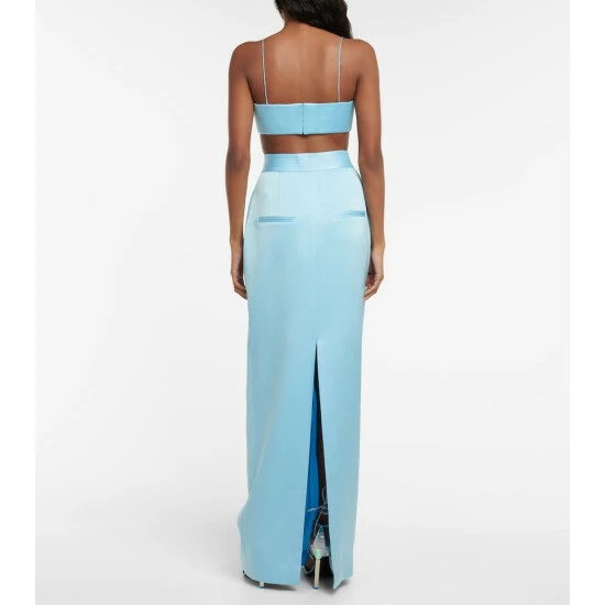 Best deal π Alex Perry Presley CrΓͺpe Satin Maxi π Skirt π₯ - Image 2