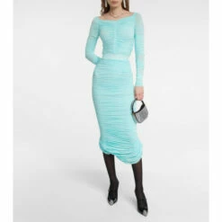 Cheap ✔️ Alex Perry Gathered Midi 👗 Skirt 🔔