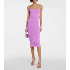 Hot Sale ⌛ Alex Perry Lane Corset Midi 👗 Dress ✨