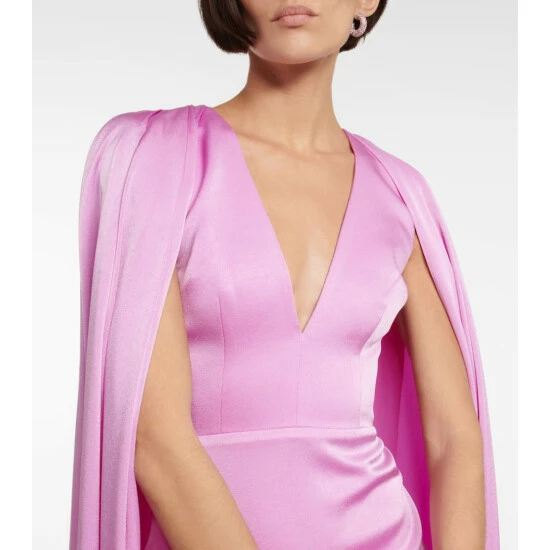 Best reviews of 🎉 Alex Perry Hudson Satin Crêpe Gown ✔️ - Image 3