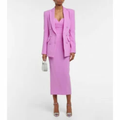 New 🔥 Alex Perry Darcy Strapless Crêpe Midi 👗 Dress ✨