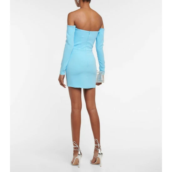 Best deal ๐ Alex Perry Paityn Off-shoulder Crรชpe Minidress โจ - Image 2