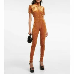 Flash Sale 💯 Alex Perry Benton Devoré Zebra-print Catsuit ⭐