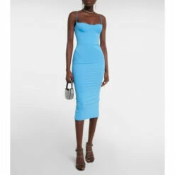 Coupon ⌛ Alex Perry Lane Corset Midi 👗 Dress 😉