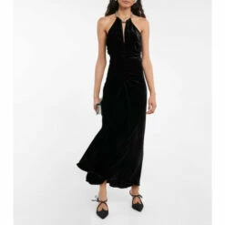 Best Pirce 🎉 Veronica Beard Josette Velvet Midi 👗 Dress 😉