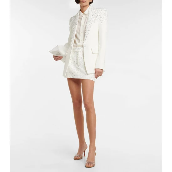 Brand new ⌛ Alex Perry Carling Embellished Crêpe Miniskirt 🌟