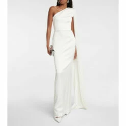 Flash Sale ⌛ Alex Perry Marnel Satin-crêpe Gown 💯