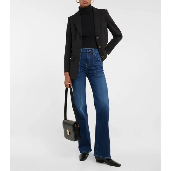 Top 10 ๐ฏ Veronica Beard Crosbie High-rise Wide-leg ๐ Jeans ๐งจ