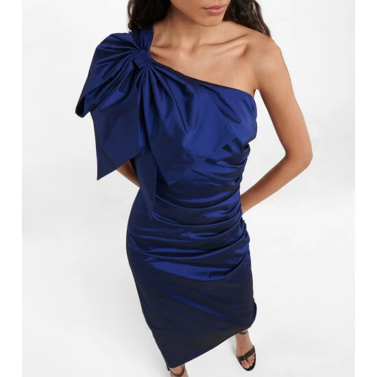 Best Sale β€οΈ Veronica Beard Belis Taffeta One-shoulder π Dress 𧨠- Image 4