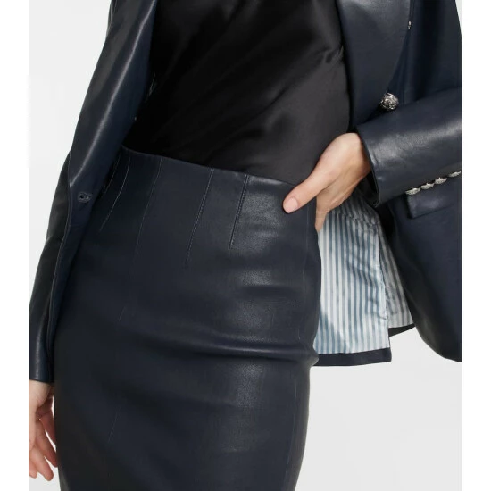 Brand new β Veronica Beard Leather Midi π Skirt π - Image 3