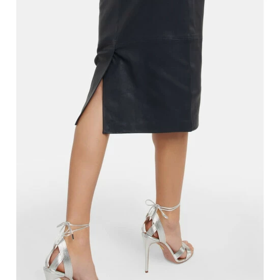 Brand new β Veronica Beard Leather Midi π Skirt π - Image 4