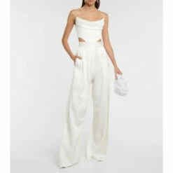 Brand new 🎉 Alex Perry Cadence Crêpe Satin Pants 🔥