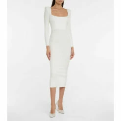 Best reviews of ⌛ Alex Perry Bridal Carey Stretch-crêpe Midi 👗 Dress ⌛