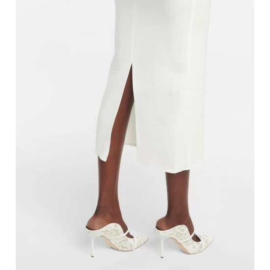 Best reviews of 🥰 Alex Perry Bridal Tate Stretch-crêpe Midi 👗 Dress ✔️ - Image 4