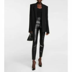 Budget 🔔 Veronica Beard Maera High-rise Skinny Faux Leather Pants 🧨