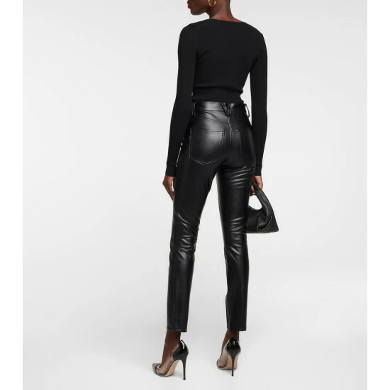 Budget π Veronica Beard Maera High-rise Skinny Faux Leather Pants 𧨠- Image 2