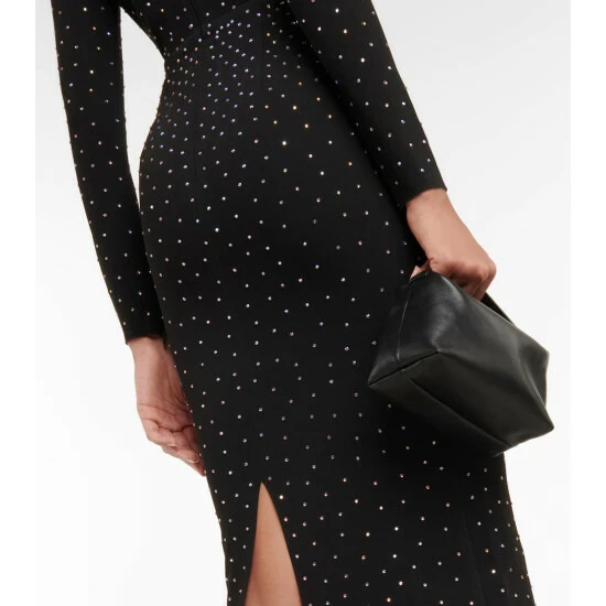 Top 10 🔥 Alex Perry Tiernan Embellished Crêpe Midi 👗 Dress 🧨 - Image 4