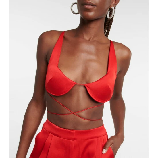 New β Alex Perry Pierce Satin Bralette π - Image 3