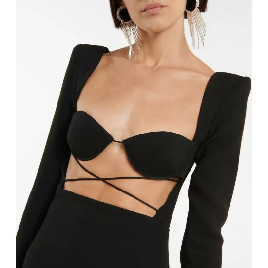 New 🛒 Alex Perry Parks Cutout Crêpe Minidress 🧨 - Image 3