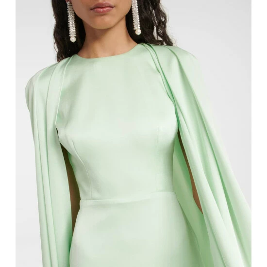 Promo π Alex Perry Beckett Satin CrΓͺpe Midi π Dress π― - Image 3