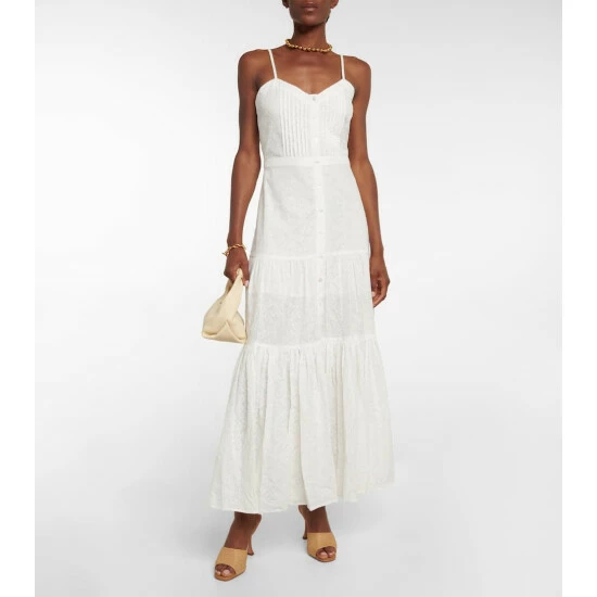 Wholesale β Veronica Beard Alondra Embroidered Cotton Maxi π Dress π₯°