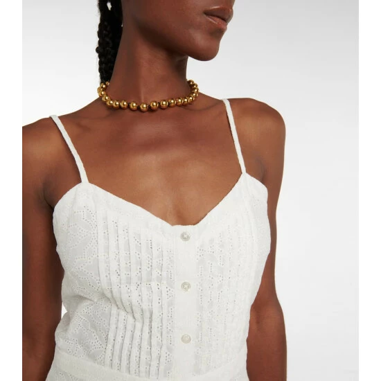 Wholesale β Veronica Beard Alondra Embroidered Cotton Maxi π Dress π₯° - Image 3