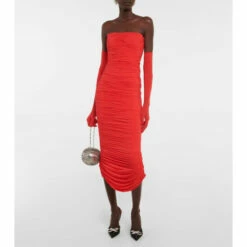 Best reviews of ✨ Alex Perry Parton Ruched Midi 👗 Dress 💯