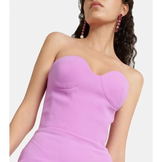 Best Pirce π Alex Perry Clay Bustier CrΓͺpe Minidress π― - Image 3