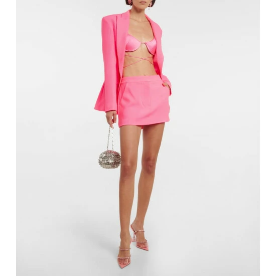 Promo 😍 Alex Perry Blais Crêpe Miniskirt 🛒