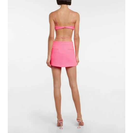 Promo 😍 Alex Perry Blais Crêpe Miniskirt 🛒 - Image 2