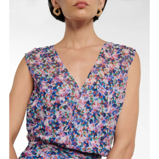 Best Sale π€© Veronica Beard Cayson Floral Minidress 𧨠- Image 3