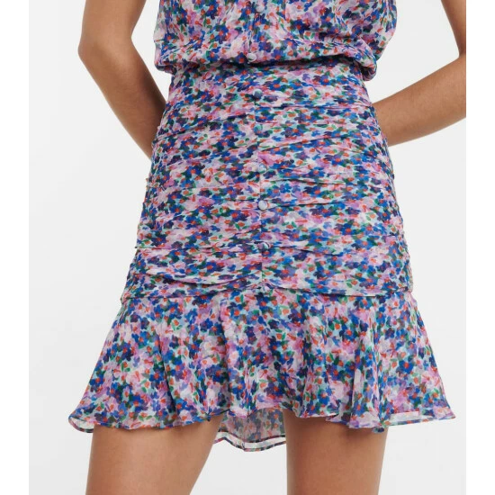 Best Sale π€© Veronica Beard Cayson Floral Minidress 𧨠- Image 4