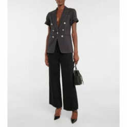 Cheap 😉 Veronica Beard Hastings Dickey Linen-blend Blazer 🌟