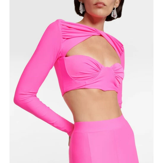 Deals ๐ฅฐ Alex Perry Twisted Cutout Jersey Crop Top ๐ - Image 3