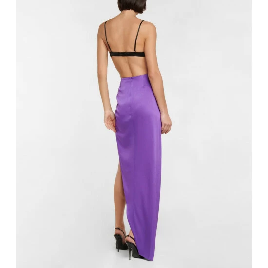 Best deal ⌛ Alex Perry Ridley Draped Satin Maxi 👗 Skirt 🤩 - Image 2
