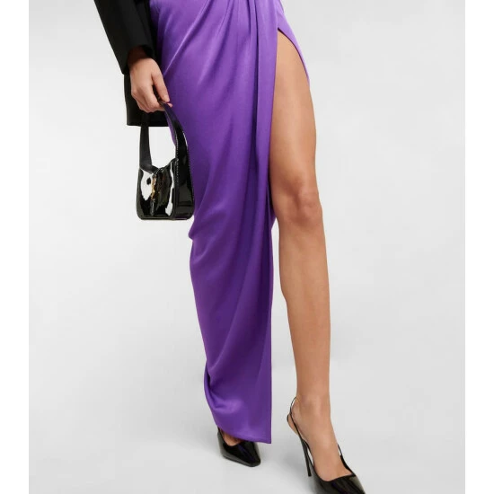 Best deal ⌛ Alex Perry Ridley Draped Satin Maxi 👗 Skirt 🤩 - Image 4