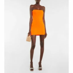 Discount ✨ Alex Perry Lux Strapless Crêpe Minidress 🎁