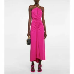 Cheapest ✨ Veronica Beard Reze Embellished Ruched 👗 Dress 🧨