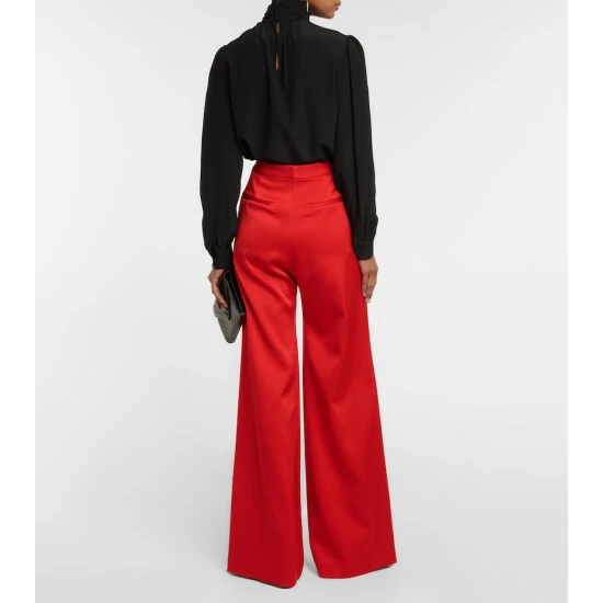 Wholesale ⌛ Alex Perry Patton High-rise Crêpe Satin Pants 🔥 - Image 2
