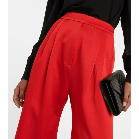 Wholesale ⌛ Alex Perry Patton High-rise Crêpe Satin Pants 🔥 - Image 3