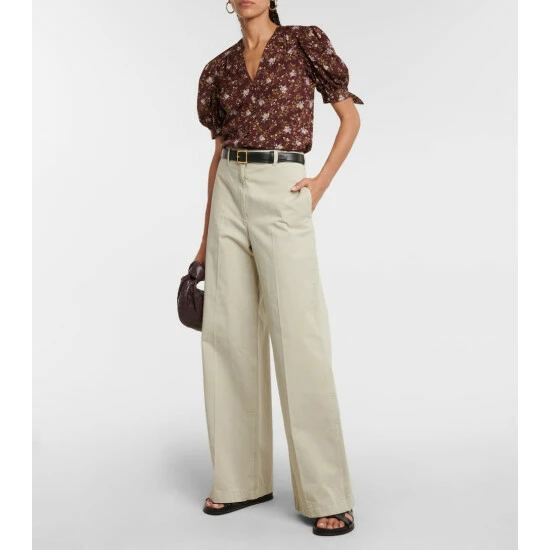 Best reviews of π Veronica Beard Gizela Floral Silk-blend Top π―