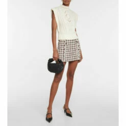 Best deal ✨ Veronica Beard Pinkett Cable-knit Wool-blend Vest 🔔