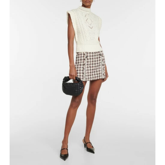 Best deal β¨ Veronica Beard Pinkett Cable-knit Wool-blend Vest π