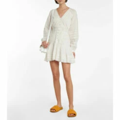 Best deal ✔️ Veronica Beard Addilyn Lace And Cotton Minidress 😉