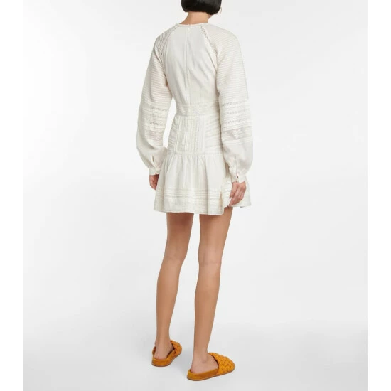 Best deal βοΈ Veronica Beard Addilyn Lace And Cotton Minidress π - Image 2