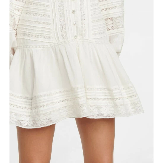 Best deal βοΈ Veronica Beard Addilyn Lace And Cotton Minidress π - Image 4